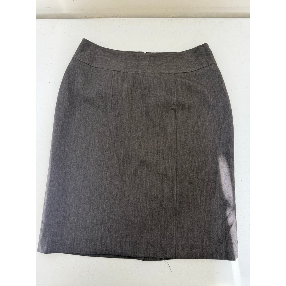 Rafaella Womens Charcoal Gray Pencil Skirt Size 6 Professional Workwear Knee